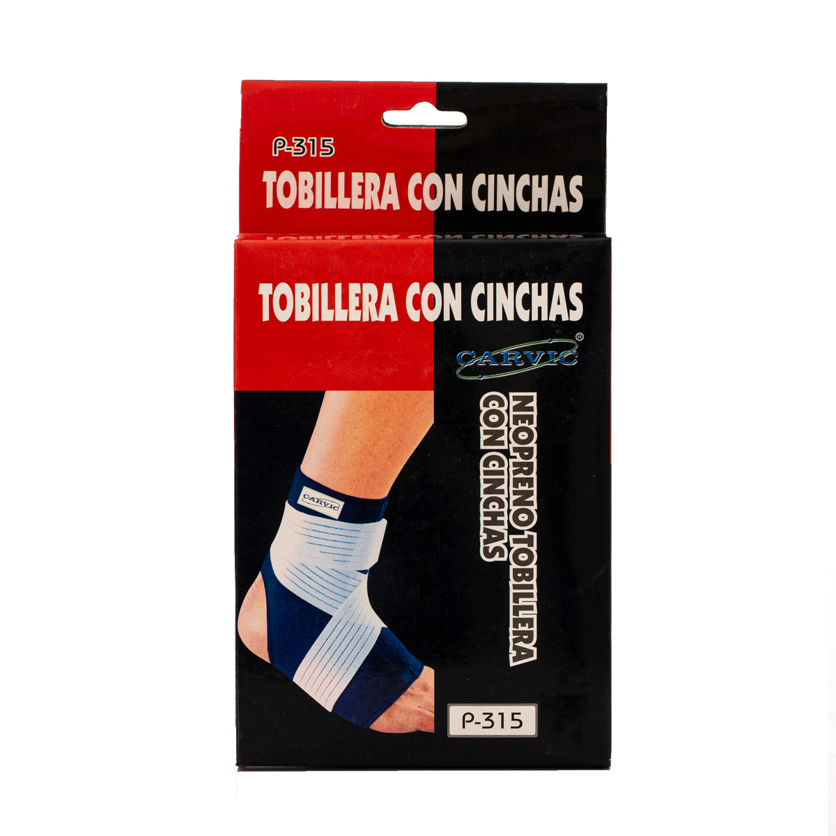 Tobillera Neopreno Con Cinchas Cv Talla Única