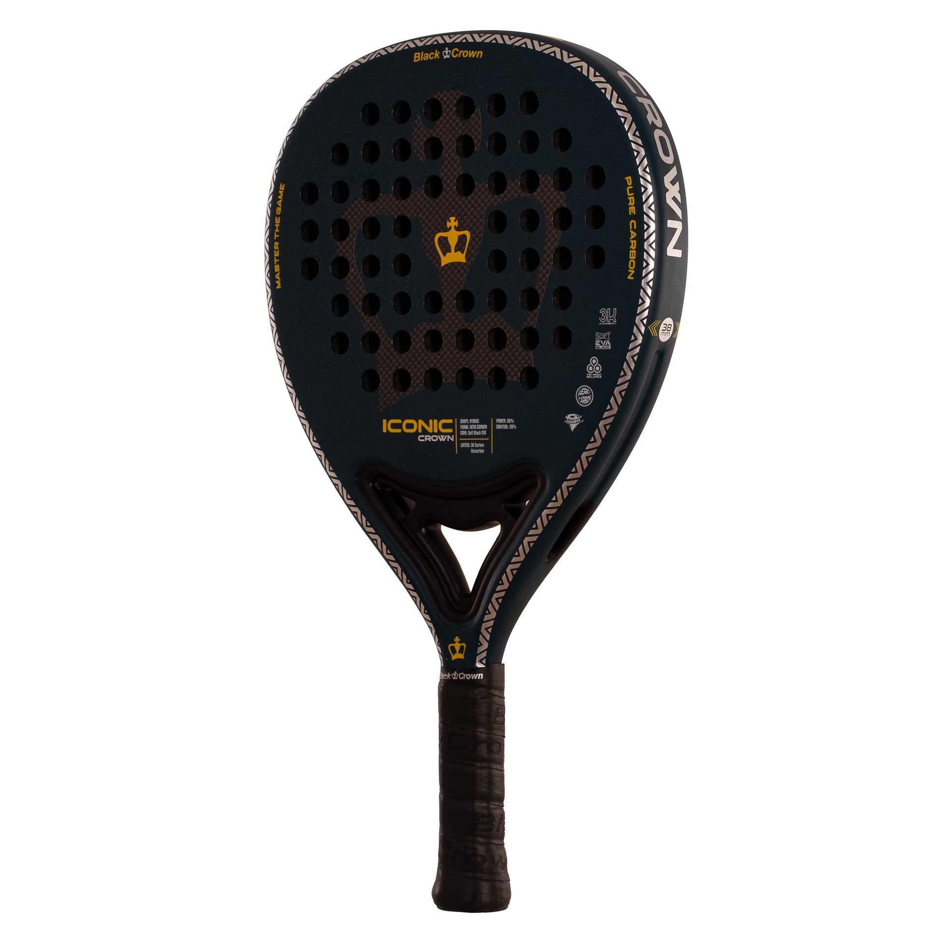 Pala De Pádel Black Crown Iconic Crown