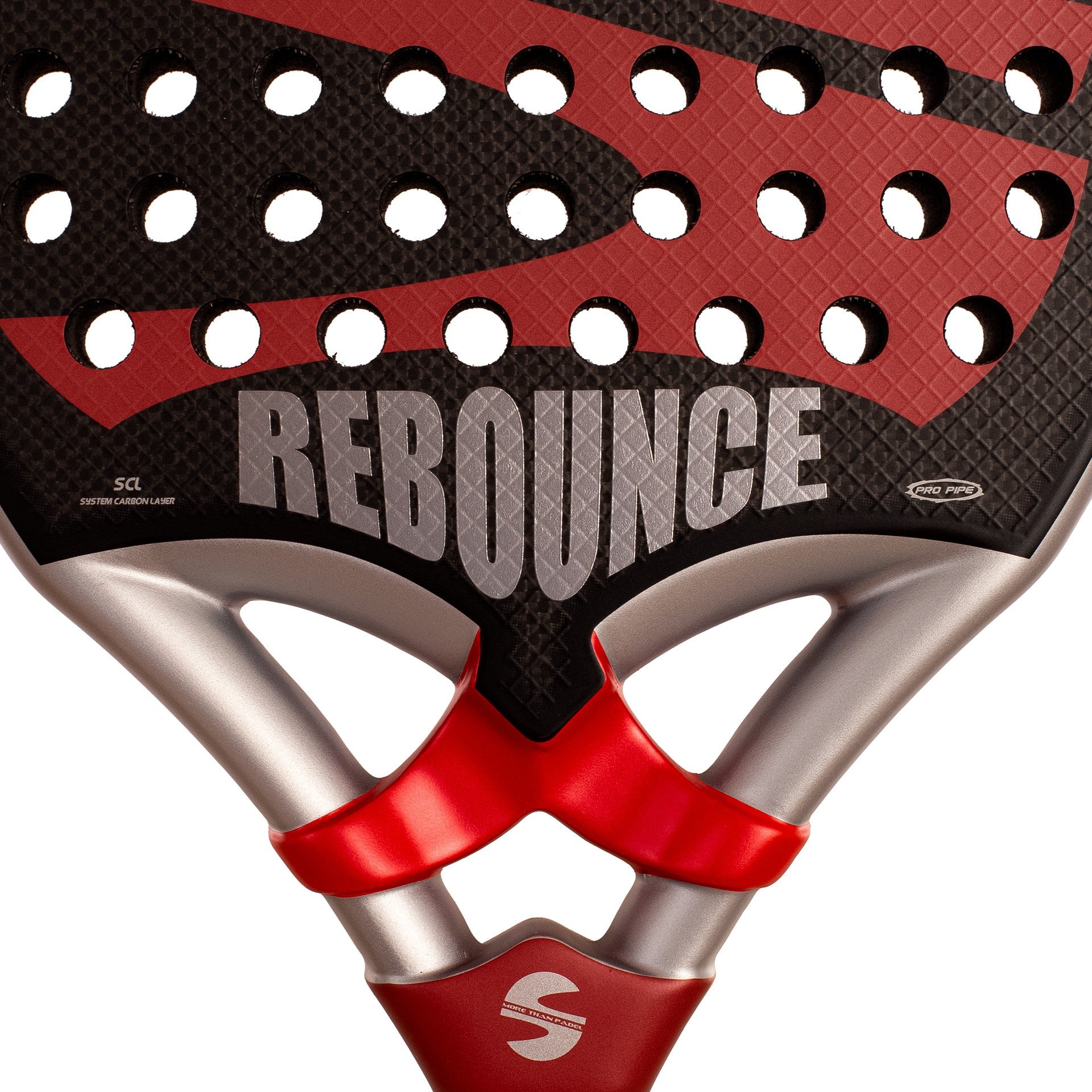 Pala Pádel Softee Rebounce Red 3K