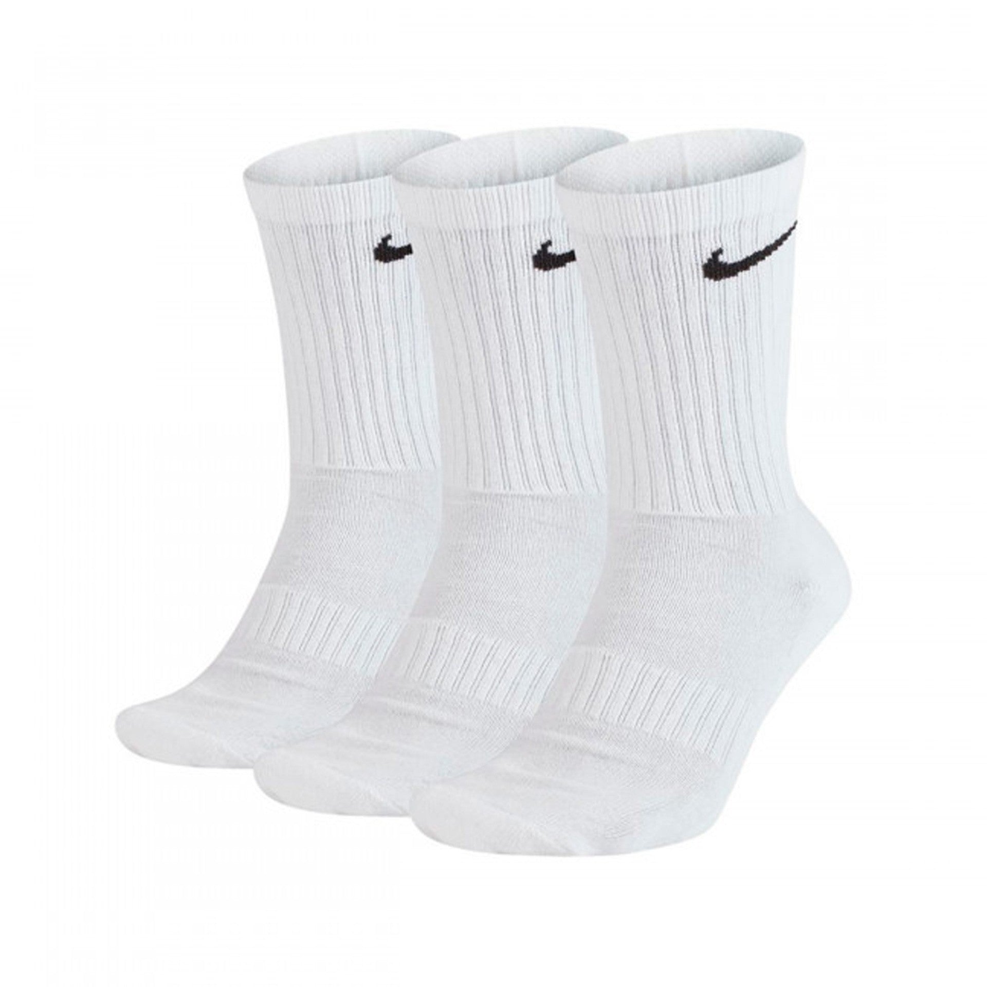 Pack 3 Calcetines Media Caña Nike Everyday Acolchados - Blanco / 46-50