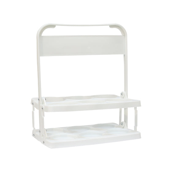 Portabotellas Pvc Basic 6Uds - Blanco / Única