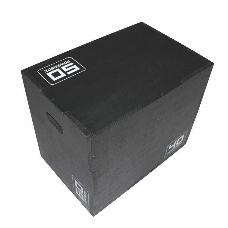 Cajón de Saltos - Wooden Plyo Box - Negro