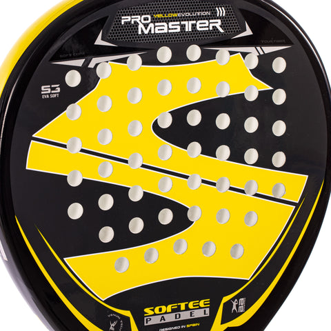Pala Padel Softee Pro Master Evolution Yellow