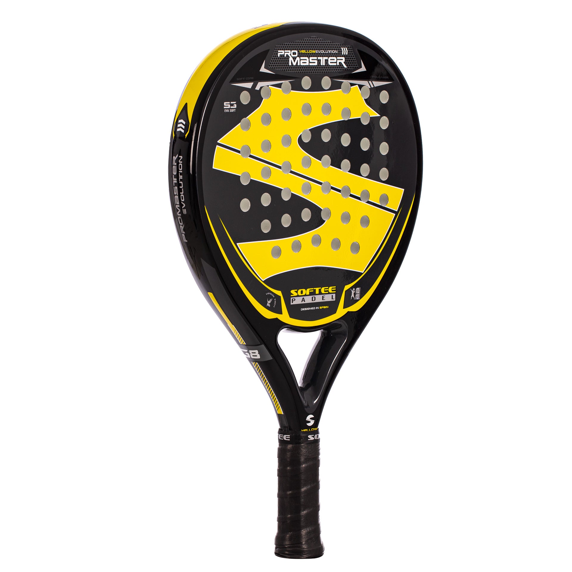 Pala Pádel Softee Pro Master Evolution Yellow